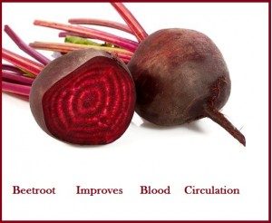 beetroot- blood circulation