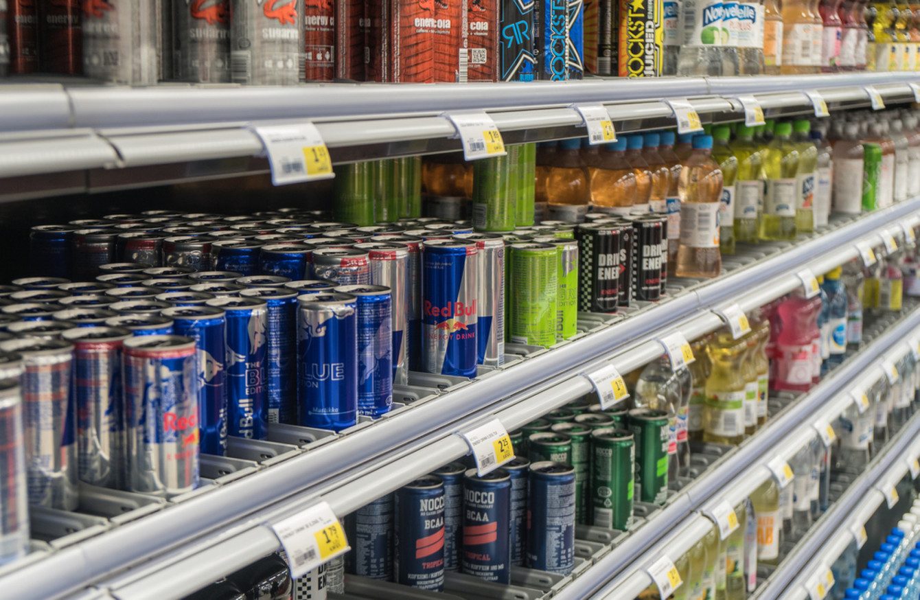 Energy Drinks sold in supermarkets
