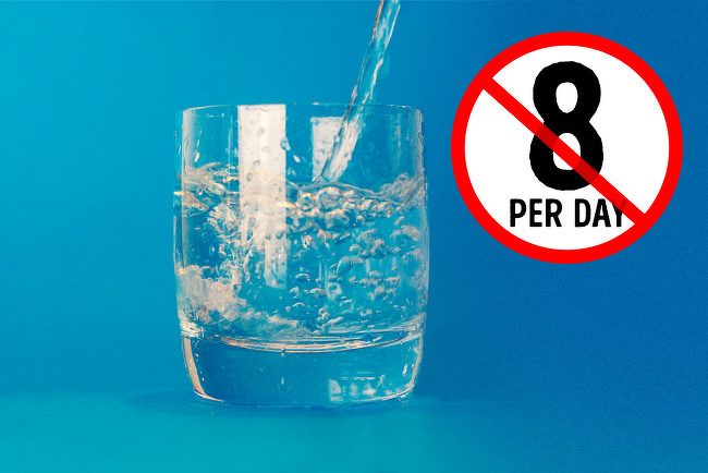 DRINK 8 GLASSES OF WATER PER DAY