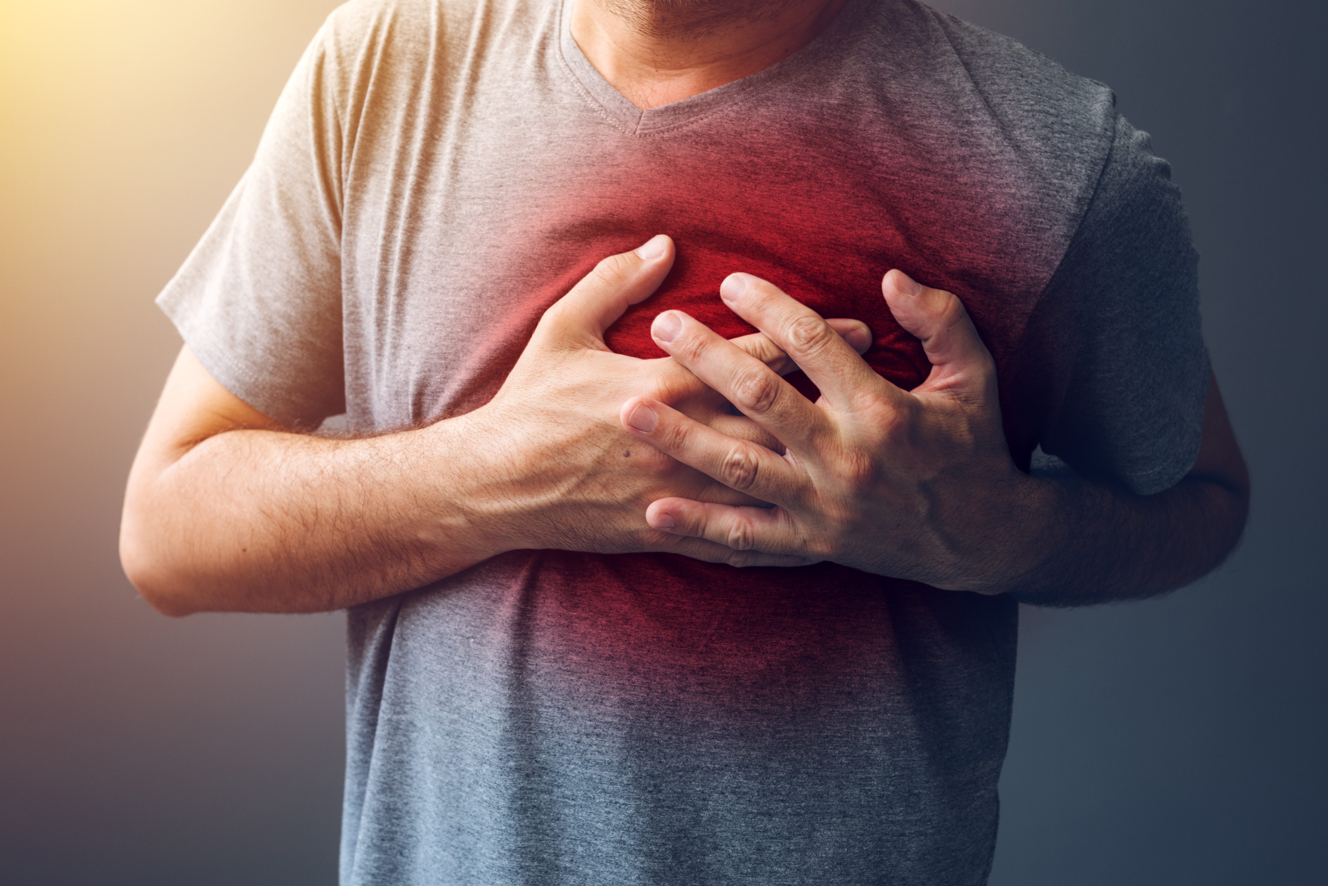 Chest pain sign