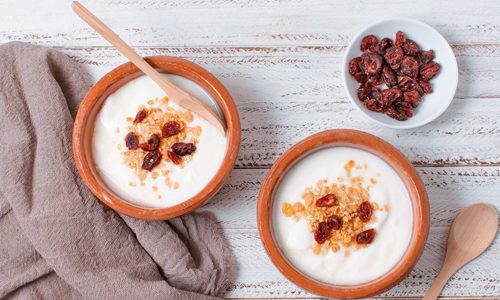 Mix Raisins in Your Yogurt