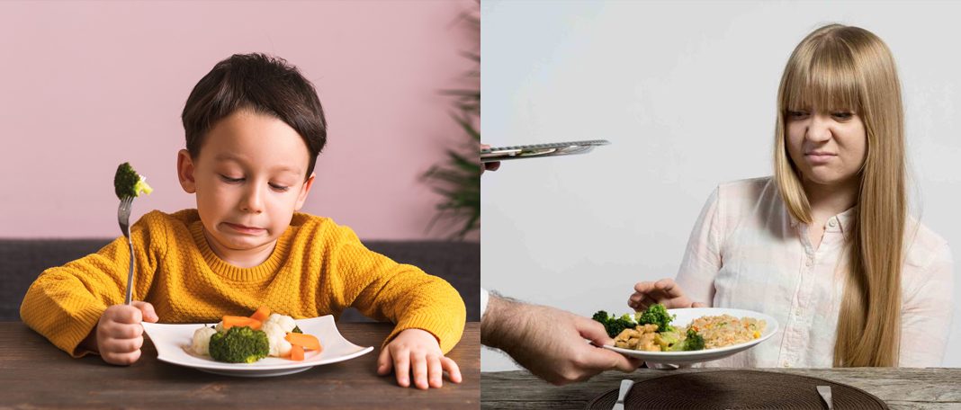 Picky eaters reluctant to eat