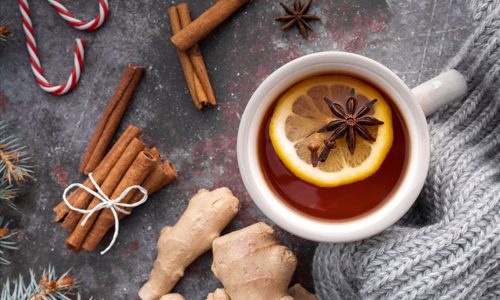 How to Make Ginger Tea with Cinnamon & Orange